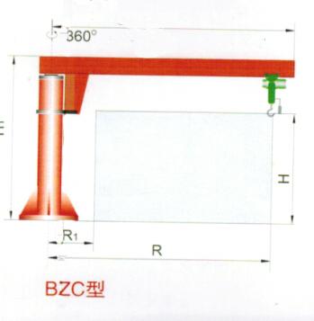 BZC型柱式旋臂起重机